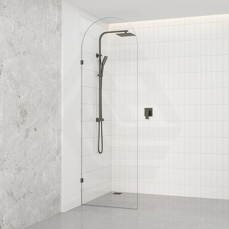 Fienza Arch Frameless Walk-in Fixed Panel 10mm Glass 700-1200x2200mm - Variant Colour Fittings