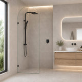 Fienza Arch Frameless Walk-in Fixed Panel 10mm Glass 700-1200x2200mm - Variant Colour Fittings