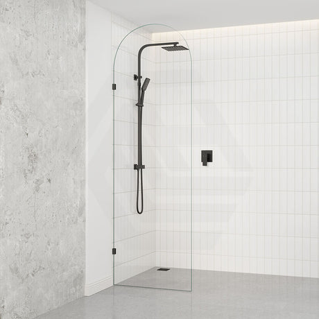 Fienza Arch Frameless Walk-in Fixed Panel 10mm Glass 700-1200x2200mm - Variant Colour Fittings
