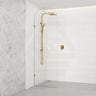 Fienza Arch Frameless Walk-in Fixed Panel 10mm Glass 700-1200x2200mm - Variant Colour Fittings