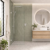 Fienza Arch Frameless Walk-in Fixed Panel 10mm Glass 700-1200x2200mm - Variant Colour Fittings