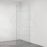 Fienza Curved Edge Frameless Fixed Panel with Channel 10mm Glass 700-1200x2050mm - Variant Colour Fittings
