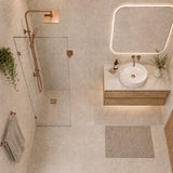 Fienza Rectangular Frameless Walk-in Fixed Panel 10mm Glass 700-1200x2050mm - Variant Colour Fittings
