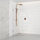 Fienza Rectangular Frameless Walk-in Fixed Panel 10mm Glass 700-1200x2050mm - Variant Colour Fittings