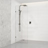 Fienza Rectangular Frameless Walk-in Fixed Panel 10mm Glass 700-1200x2050mm - Variant Colour Fittings