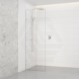 Fienza Rectangular Frameless Walk-in Fixed Panel 10mm Glass 700-1200x2050mm - Variant Colour Fittings