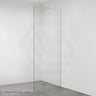Fienza Rectangular Frameless Fixed Panel with Channel 10mm Glass 700-1200x2050mm - Variant Colour Fittings