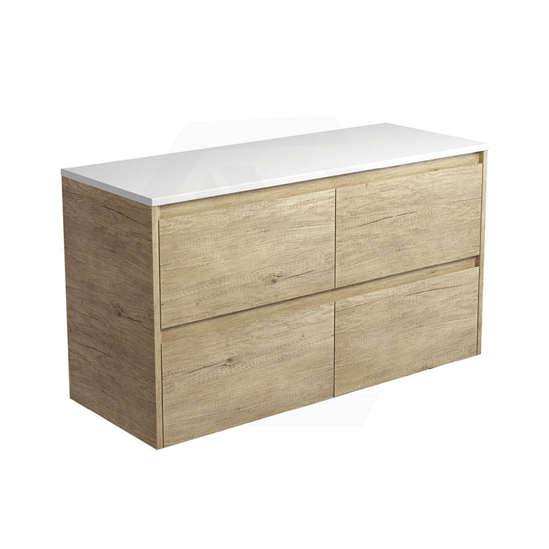 Fienza Amato 1200mm E0 MDF Wall Hung Vanity with Soft-Close Drawers Variant Colour Available
