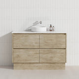 Fienza Amato 1200mm E0 MDF Freestanding Vanity on Kickboard with Soft-Close Drawers Variant Colour Available