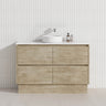Fienza Amato 1200mm E0 MDF Freestanding Vanity on Kickboard with Soft-Close Drawers Variant Colour Available