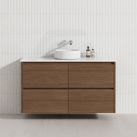 Fienza Amato 1200mm E0 MDF Wall Hung Vanity with Soft-Close Drawers Variant Colour Available
