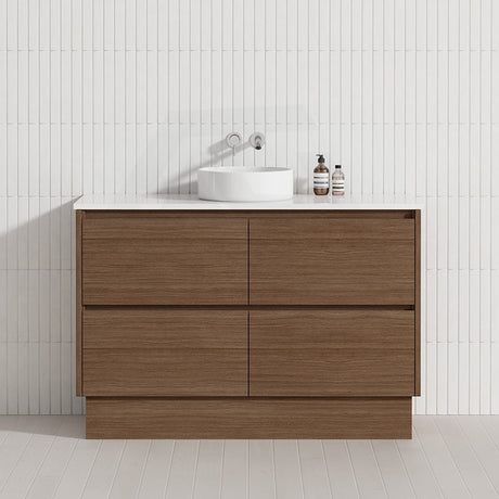 Fienza Amato 1200mm E0 MDF Freestanding Vanity on Kickboard with Soft-Close Drawers Variant Colour Available