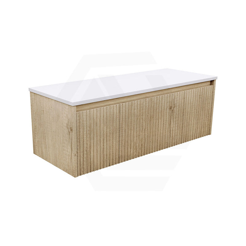 Fienza Alina 1200mm Fluted E0 MDF Wall Hung Vanity Variant Colour Available