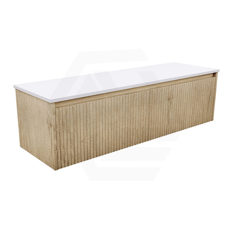 Fienza Alina 1500mm Fluted E0 MDF Wall Hung Vanity Variant Colour Available