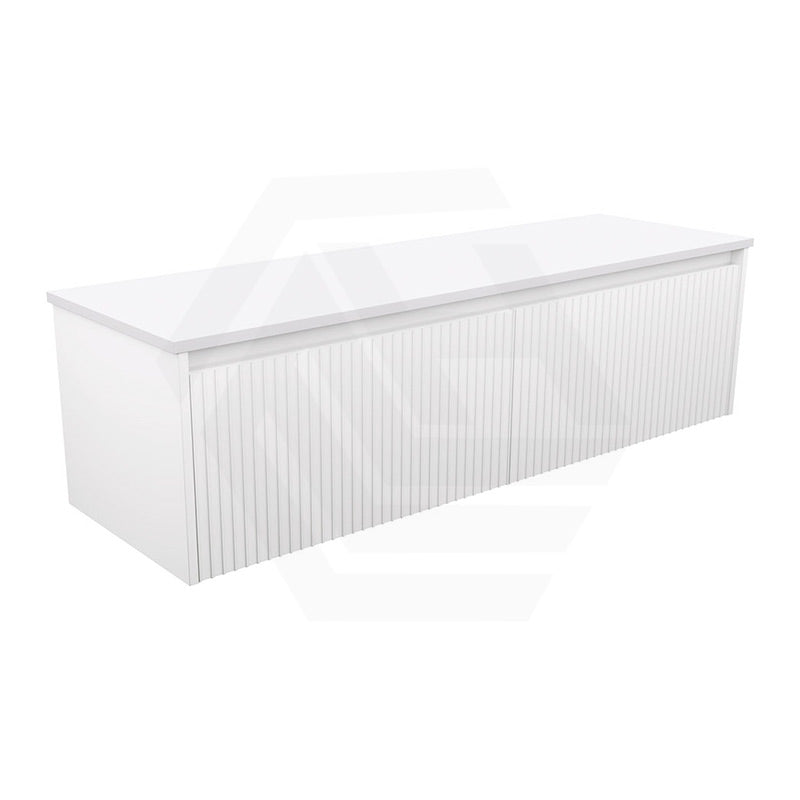 Fienza Alina 1500mm Fluted E0 MDF Wall Hung Vanity Variant Colour Available
