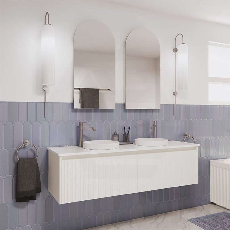Fienza Alina 1500mm Fluted E0 MDF Wall Hung Vanity Variant Colour Available