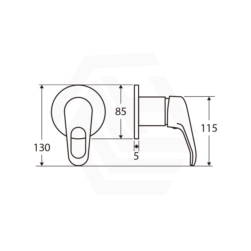 Fienza Loop Wall Mixer