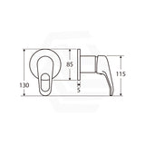 Fienza Loop Wall Mixer