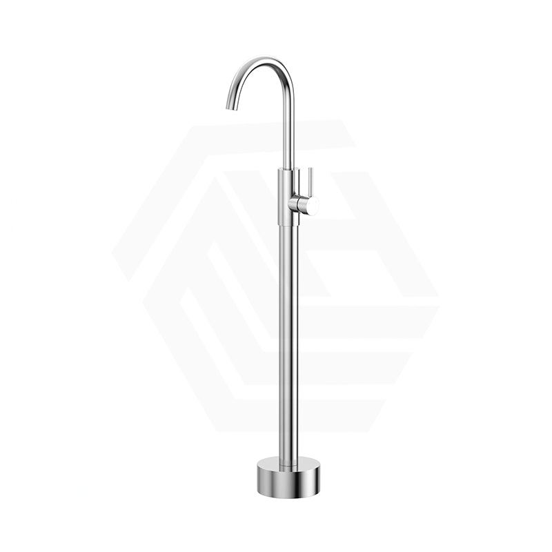 Fienza Kaya Solid Brass Floor Mounted Swivel Bath Mixer Various Colours Available