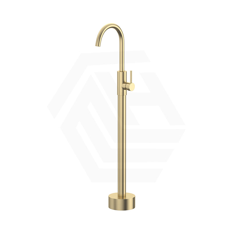 Fienza Kaya Solid Brass Floor Mounted Swivel Bath Mixer Various Colours Available
