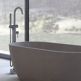 Fienza Kaya Floor Mounted Bath Mixer With Hand Shower In Various Colours