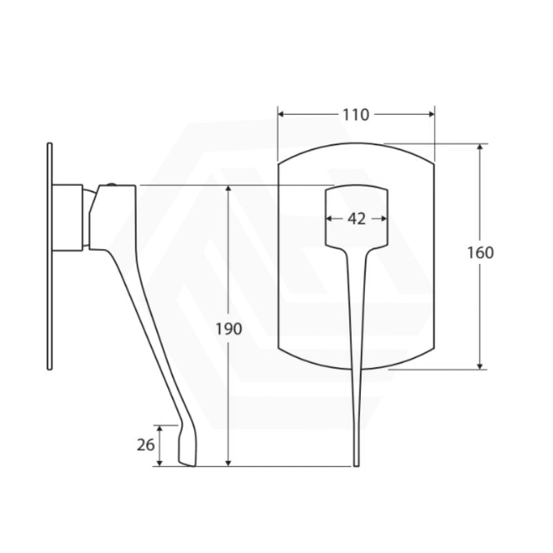 Fienza Koko Care Wall Mixer Special Needs