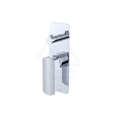 Fienza Koko Wall Diverter Mixer Chrome/Matt Black