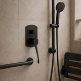 Fienza Koko Care Wall Diverter Mixer Solid Brass Matt Black