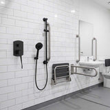 Fienza Koko Care Wall Diverter Mixer Solid Brass Matt Black
