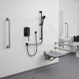 Fienza Koko Care Wall Diverter Mixer Solid Brass Matt Black