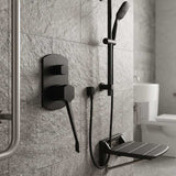 Fienza Koko Care Wall Diverter Mixer Solid Brass Matt Black