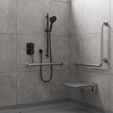 Fienza Koko Care Wall Diverter Mixer Solid Brass Matt Black