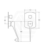 Fienza Koko Care Wall Diverter Mixer Variant Colour Available