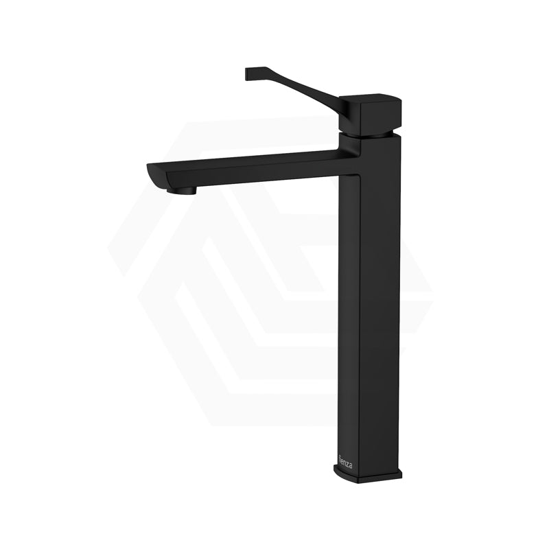 Fienza Koko Care Tall Basin Mixer Chrome/Matt Black