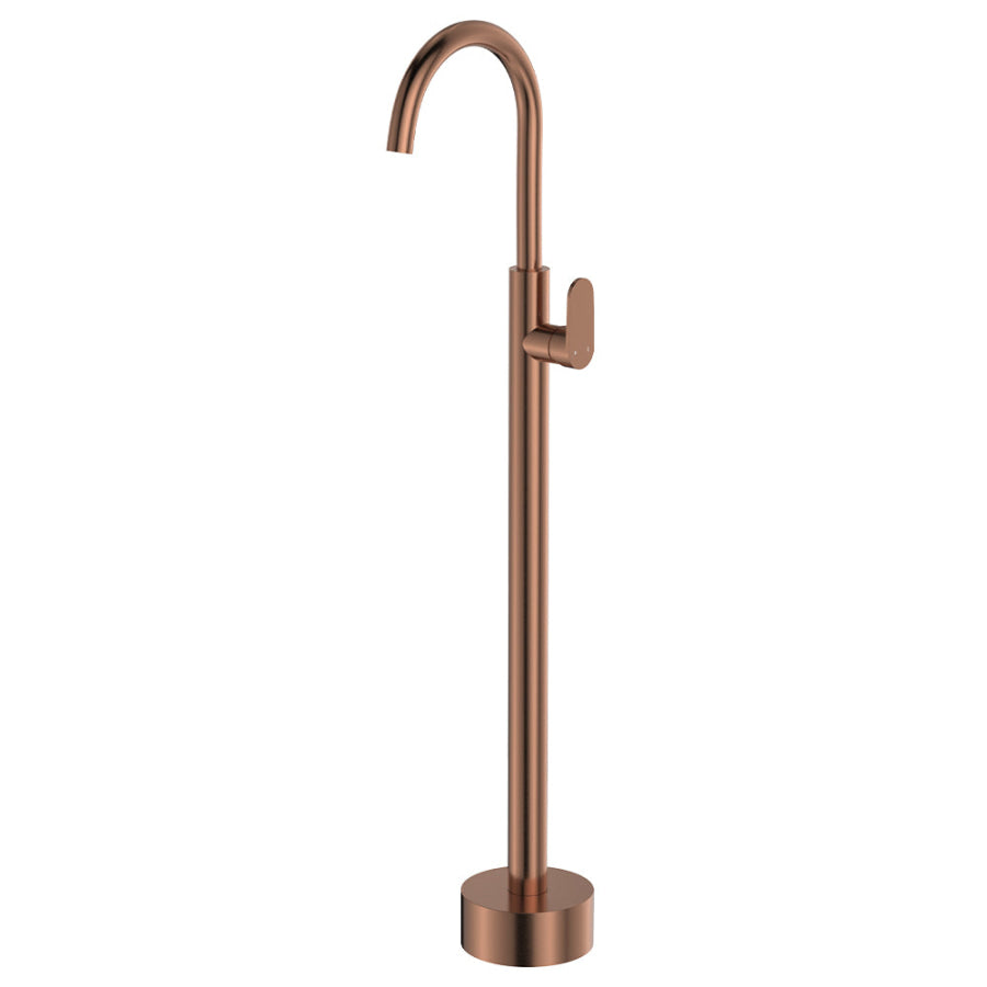 Fienza Empire Slim Floor Mounted Standing Mixer Brass Variant Colour Available