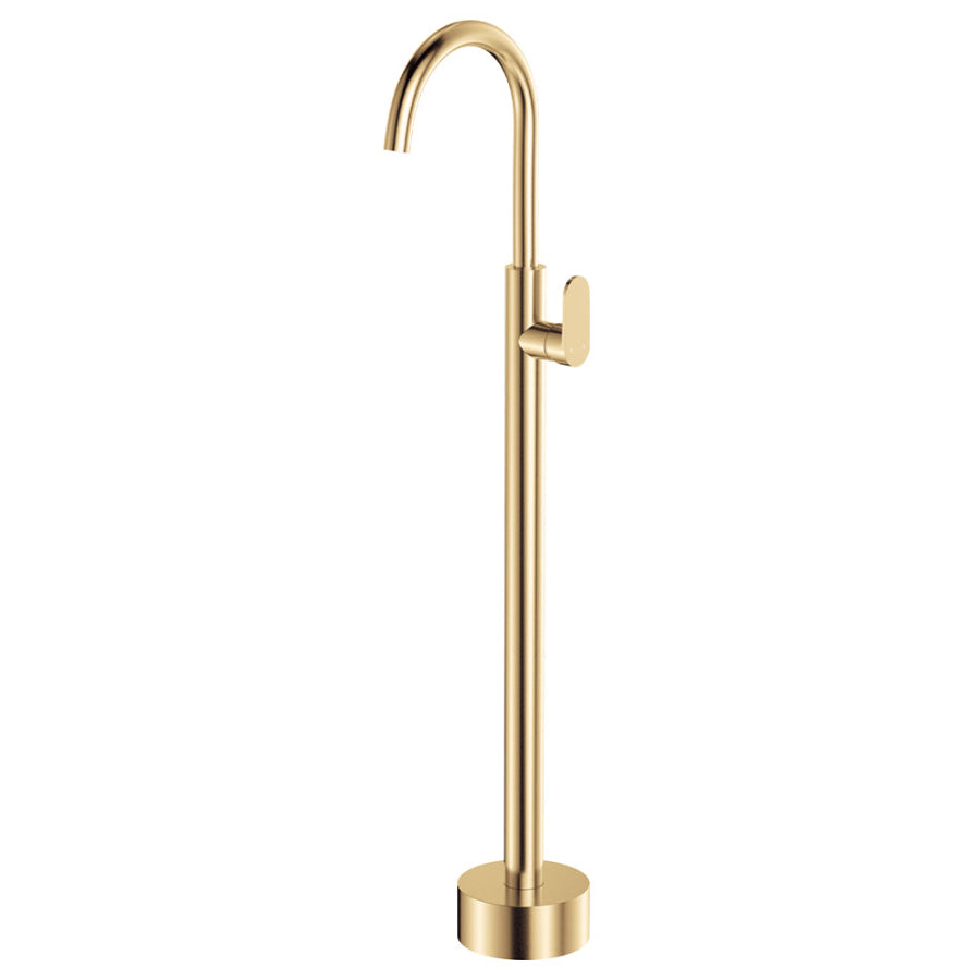 Fienza Empire Slim Floor Mounted Standing Mixer Brass Variant Colour Available