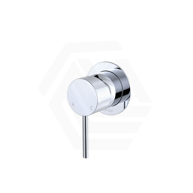 Fienza Kaya 65mm Wall Mixer, Small Round Plate Multi-Colour