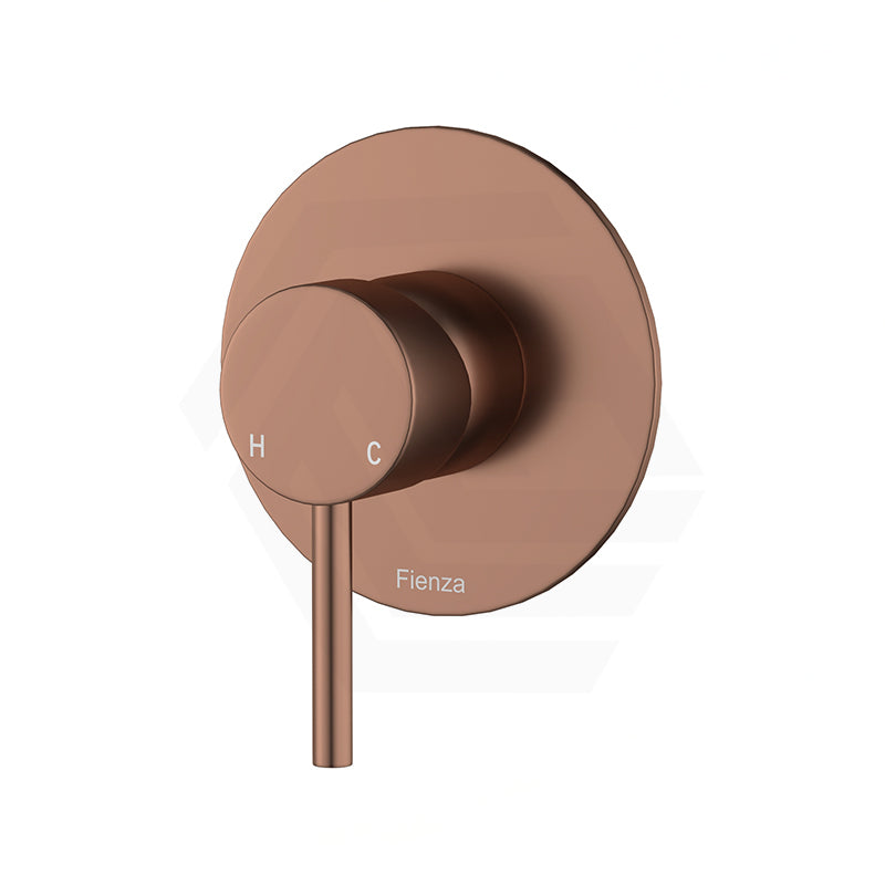 Fienza Kaya 100mm Wall Mixer, Large Round Plate Colour Available