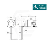 Fienza Kaya Care Lead Free Brass Wall Mixer Variant Colour Available