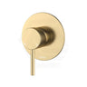 Fienza Kaya 100mm Wall Mixer, Large Round Plate Colour Available