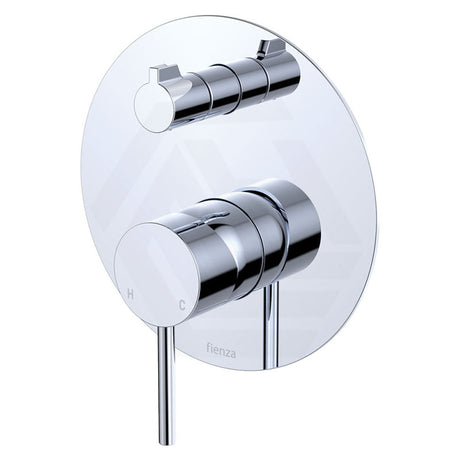 Fienza Kaya Wall Diverter Mixer with Large Round Plate Variant Colour Available