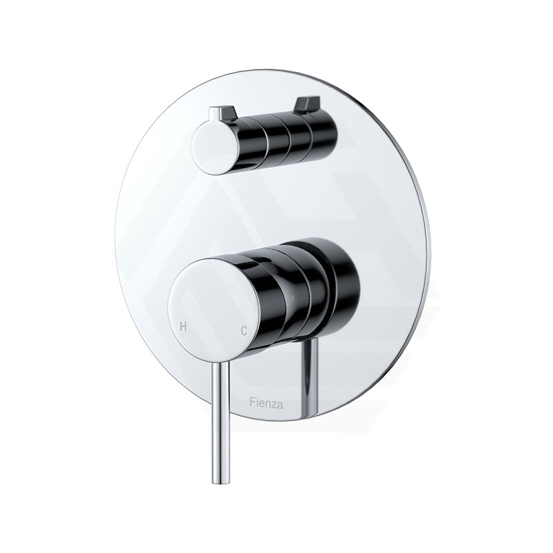 Fienza Kaya Wall Diverter Mixer with Large Round Plate Variant Colour Available