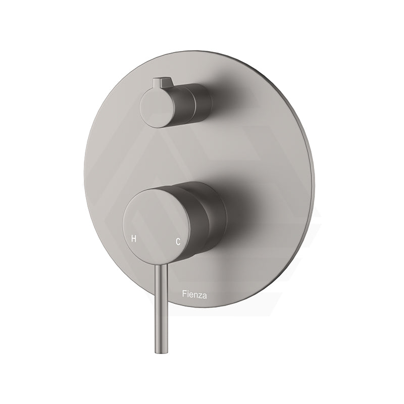 Fienza Kaya Wall Diverter Mixer with Large Round Plate Variant Colour Available
