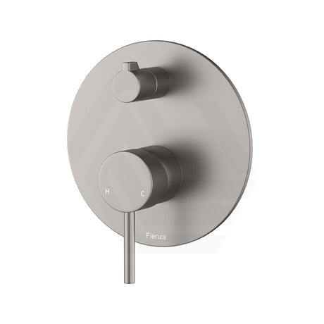 Fienza Kaya Wall Diverter Mixer with Large Round Plate Variant Colour Available