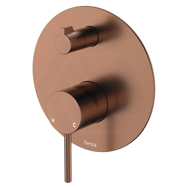 Fienza Kaya Wall Diverter Mixer with Large Round Plate Variant Colour Available