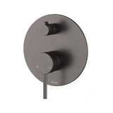 Fienza Kaya Wall Diverter Mixer with Large Round Plate Variant Colour Available