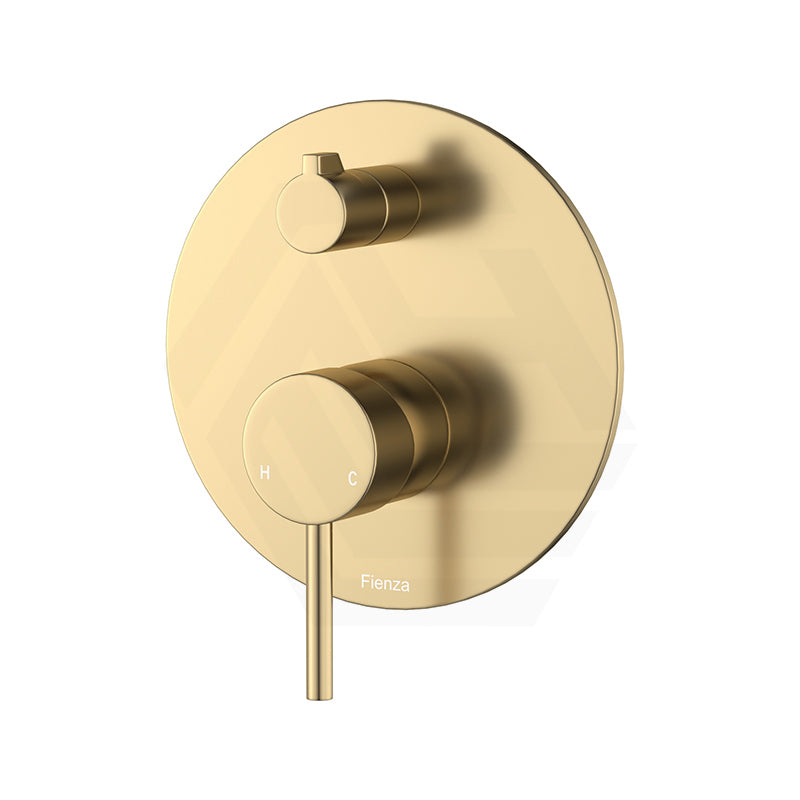 Fienza Kaya Wall Diverter Mixer with Large Round Plate Variant Colour Available