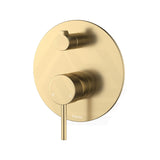 Fienza Kaya Wall Diverter Mixer with Large Round Plate Variant Colour Available
