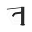 Matt Black Fienza Kaya Care Short Basin Mixer Lead Free Stainless Steel 