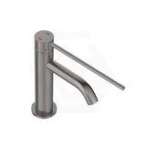 M#1(Gunmetal-Grey) Fienza Kaya Care Short Basin Mixer Lead Free Stainless Steel 